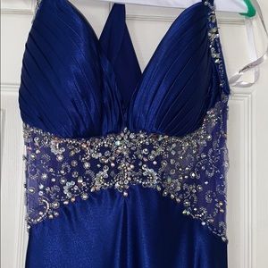 Royal Blue Beaded Prom